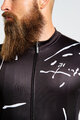 HOLOKOLO Cyklistický dres s dlouhým rukávem zimní - PASSION WINTER - černá/bílá
