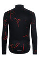 HOLOKOLO Cyklistický dres s dlouhým rukávem zimní - PASSION WINTER - černá/červená