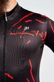 HOLOKOLO Cyklistický dres s dlouhým rukávem zimní - PASSION WINTER - černá/červená