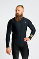 HOLOKOLO Cyklistický dres s dlouhým rukávem zimní - VICTORIOUS WINTER - černá