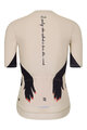 RIVANELLE BY HOLOKOLO Cyklistický dres s krátkým rukávem - HANDS LADY - béžová/černá