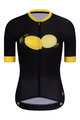 RIVANELLE BY HOLOKOLO Cyklistický dres s krátkým rukávem - FRUIT LADY - žlutá/černá