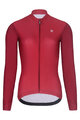 RIVANELLE BY HOLOKOLO Cyklistický dres s dlouhým rukávem zimní - PERFORMANCE WINTER - bordó