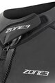 ZONE3 Cyklistická kombinéza - VERSA - černá/oranžová
