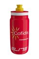 ELITE Cyklistická láhev na vodu - FLY COFIDIS - červená