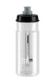 ELITE Cyklistická láhev na vodu - JET 550 - transparentní/šedá
