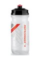 LONGUS Cyklistická láhev na vodu - TESA 600ml - transparentní/červená