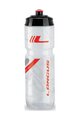 LONGUS Cyklistická láhev na vodu - TESA 800ml - transparentní/červená