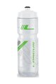 LONGUS Cyklistická láhev na vodu - TESA 800ml - transparentní/zelená