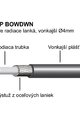 LONGUS bowden - SP BOWDEN - černá