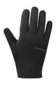 SHIMANO Cyklistické rukavice dlouhoprsté - LIGHT THERMAL - černá