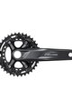 SHIMANO kliky s převodníkem - DEORE FC-M5100 36-26 2x11 - černá