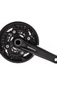 SHIMANO kliky s převodníkem - SLX MT500 40-30-22 3x10 - černá