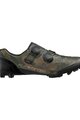 SHIMANO Cyklistické tretry - SH-XC903 LTD - hnědá/zelená