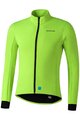 SHIMANO Cyklistická zateplená bunda - ELEMENT - žlutá