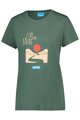 SHIMANO Cyklistické triko s krátkým rukávem - GRAPHIC TEE - zelená