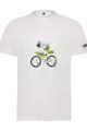 SHIMANO Cyklistické triko s krátkým rukávem - SENTIERO LTD - bílá