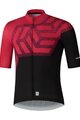 SHIMANO Cyklistický dres s krátkým rukávem - BREAKAWAY - červená/černá