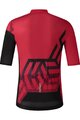 SHIMANO Cyklistický dres s krátkým rukávem - BREAKAWAY - červená/černá