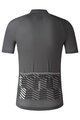 SHIMANO Cyklistický dres s krátkým rukávem - AEROLITE - šedá