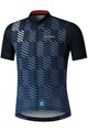 SHIMANO Cyklistický dres s krátkým rukávem - AEROLITE - modrá
