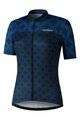 SHIMANO Cyklistický dres s krátkým rukávem - MIZUKI - modrá