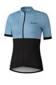 SHIMANO Cyklistický dres s krátkým rukávem - ELEMENT - světle modrá/černá