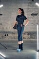 SHIMANO Cyklistický dres s krátkým rukávem - ELEMENT - černá