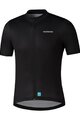 SHIMANO Cyklistický dres s krátkým rukávem - ELEMENT - černá