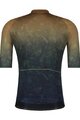SHIMANO Cyklistický dres s krátkým rukávem - EVOLVE - béžová/modrá