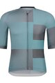 SHIMANO Cyklistický dres s krátkým rukávem - VELOCE - světle modrá