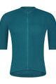 SHIMANO Cyklistický dres s krátkým rukávem - ELEMENTO - tyrkysová