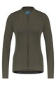 SHIMANO Cyklistický dres s dlouhým rukávem zimní - KAEDE THERMAL LONG - šedá