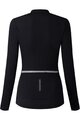 SHIMANO Cyklistický dres s dlouhým rukávem zimní - KAEDE THERMAL LONG - černá