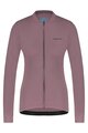 SHIMANO Cyklistický dres s dlouhým rukávem zimní - KAEDE THERMAL LONG - fialová
