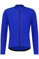 SHIMANO Cyklistický dres s dlouhým rukávem letní - ELEMENT LONG - modrá