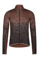 SHIMANO Cyklistický dres s dlouhým rukávem letní - EVOLVE WIND LIGHT - hnědá