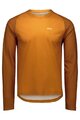 POC Cyklistický dres s dlouhým rukávem letní - MOTION AIR L/S - hnědá