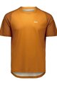 POC Cyklistický dres s krátkým rukávem - MOTION AIR S/S - hnědá