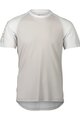 POC Cyklistický dres s krátkým rukávem - MTB PURE TEE - šedá/bílá