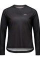 POC Cyklistický dres s dlouhým rukávem letní - MOTION AIR L/S - černá
