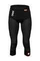 POC Cyklistické spodky - RESISTANCE LAYER TIGHTS - černá/oranžová