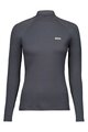 POC Cyklistické triko s dlouhým rukávem - MOCK NECK JERSEY W - šedá