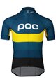 POC Cyklistický dres s krátkým rukávem - ESSENTIAL ROAD LOGO - žlutá/modrá