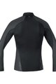 GORE Cyklistické triko s dlouhým rukávem - M GWS BL THERMO TURTLENECK - černá