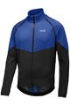 GORE Cyklistická větruodolná bunda - PHANTOM - modrá/černá
