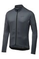 GORE Cyklistický dres s dlouhým rukávem zimní - C3 THERMO - šedá