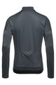 GORE Cyklistický dres s dlouhým rukávem zimní - C3 THERMO - šedá