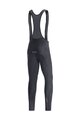 GORE Cyklistické kalhoty dlouhé s laclem - C3 THERMO - černá