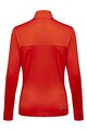 GORE Cyklistické triko s dlouhým rukávem - EVERYDAY THERMO 1/4-ZIP WMN - oranžová